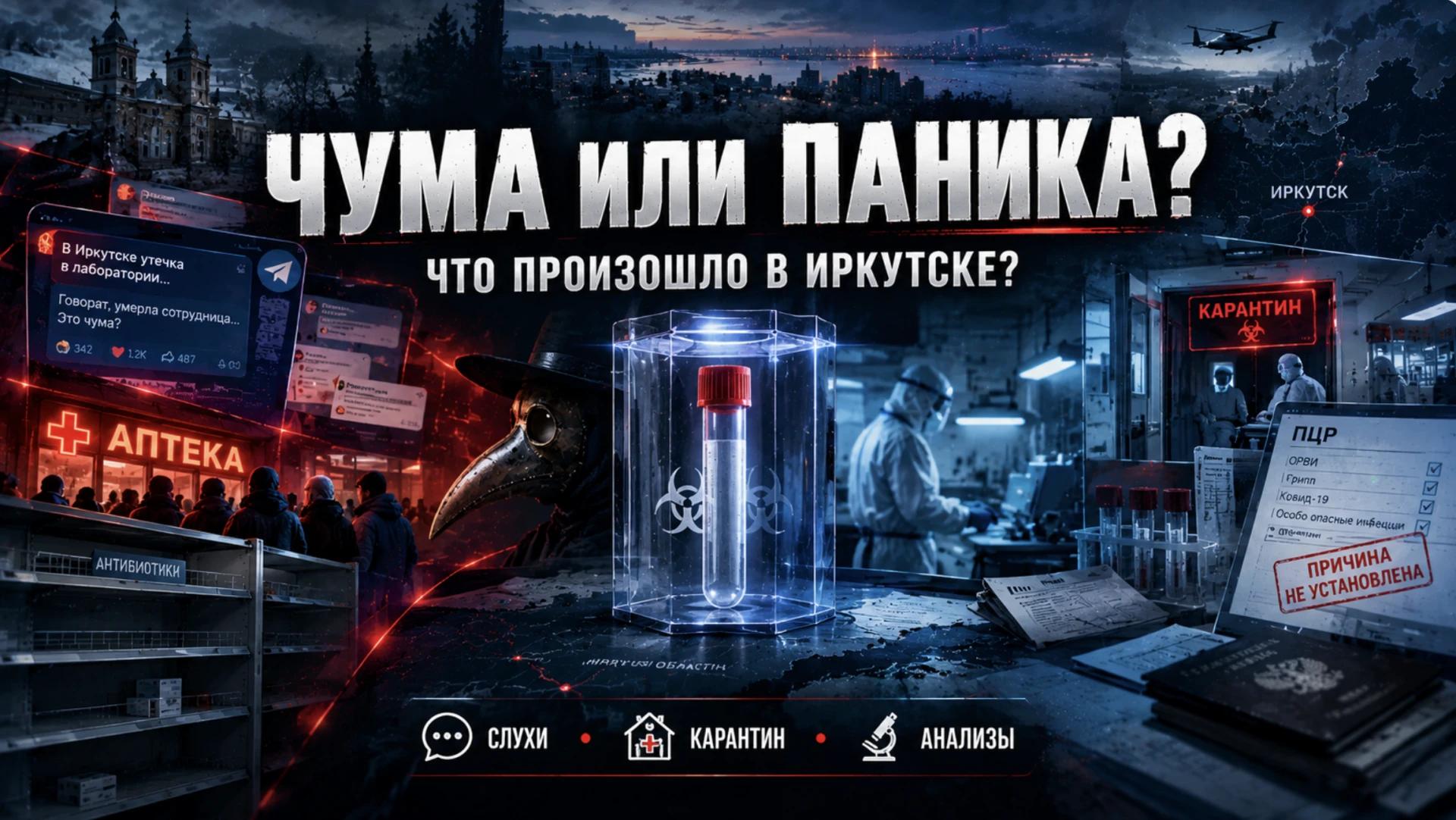 Смертельная пробирка или массовый психоз? Что известно о «чуме» в Иркутске
