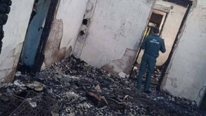 Жилой дом загорелся в селе Нижний Пшап