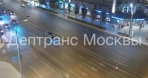 В центре Москвы произошла крупная авария