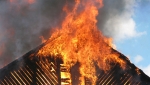 Частный дом сгорел в Сухуме
