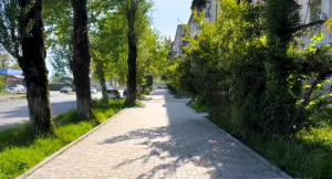 УКС: завершены работы по благоустройству проспекта Аиааира в столице