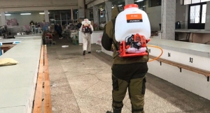 Торговые ряды и скотный двор: дезинфекцию провели на рынке Сухума
