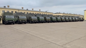 Мобильный госпиталь ЮВО совершает марш из Ставропольского края в Абхазию